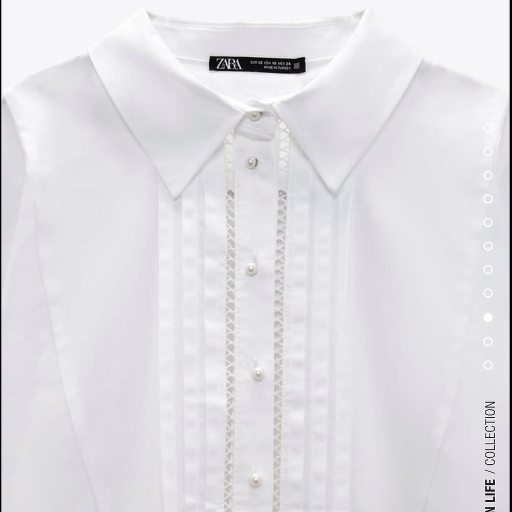 Zara Voluminous Poplin Dress - Picture 5 of 14